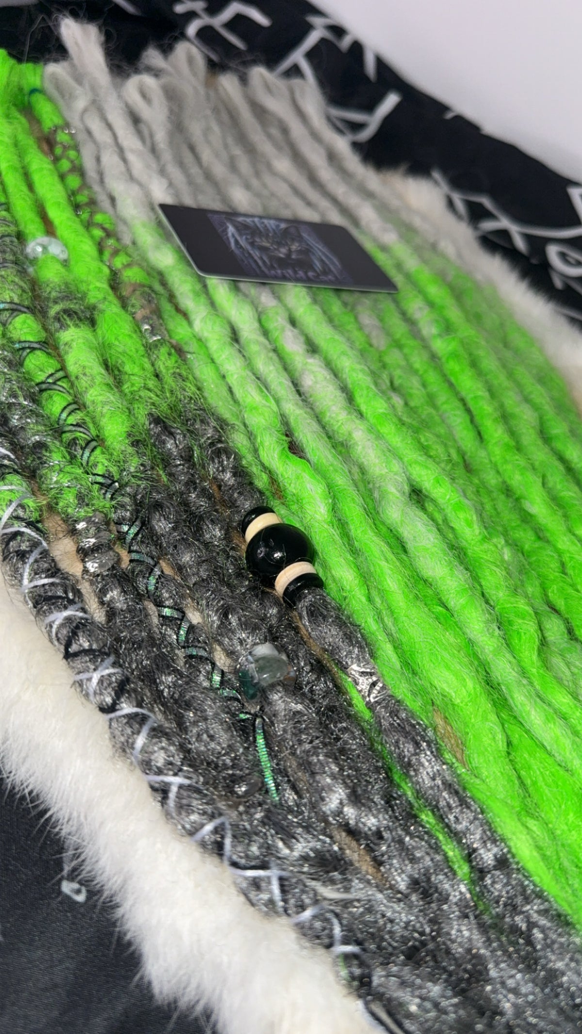 Dreadlocks toxic green