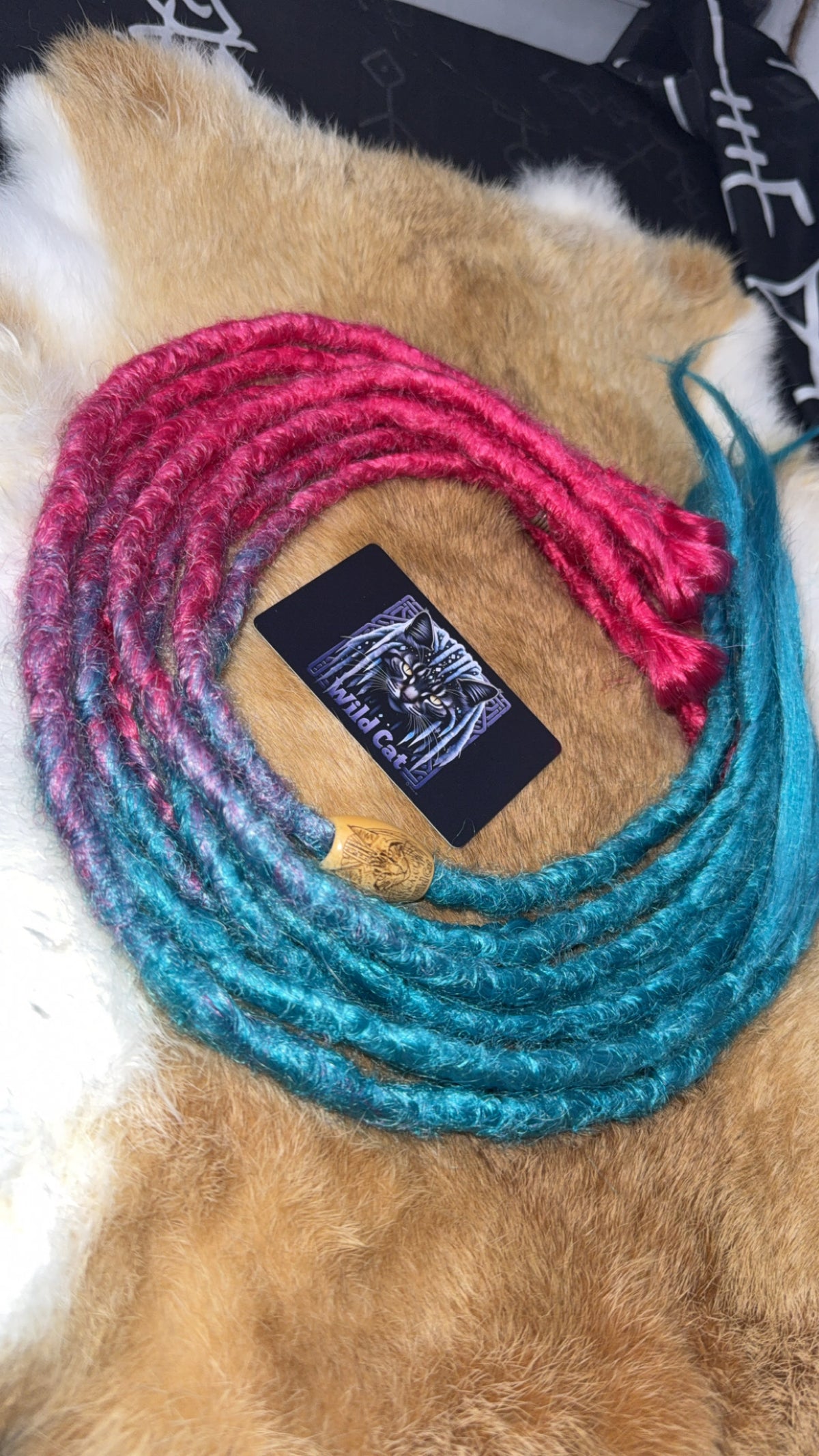 Dreadlocks - SE Pink- teal 60cm