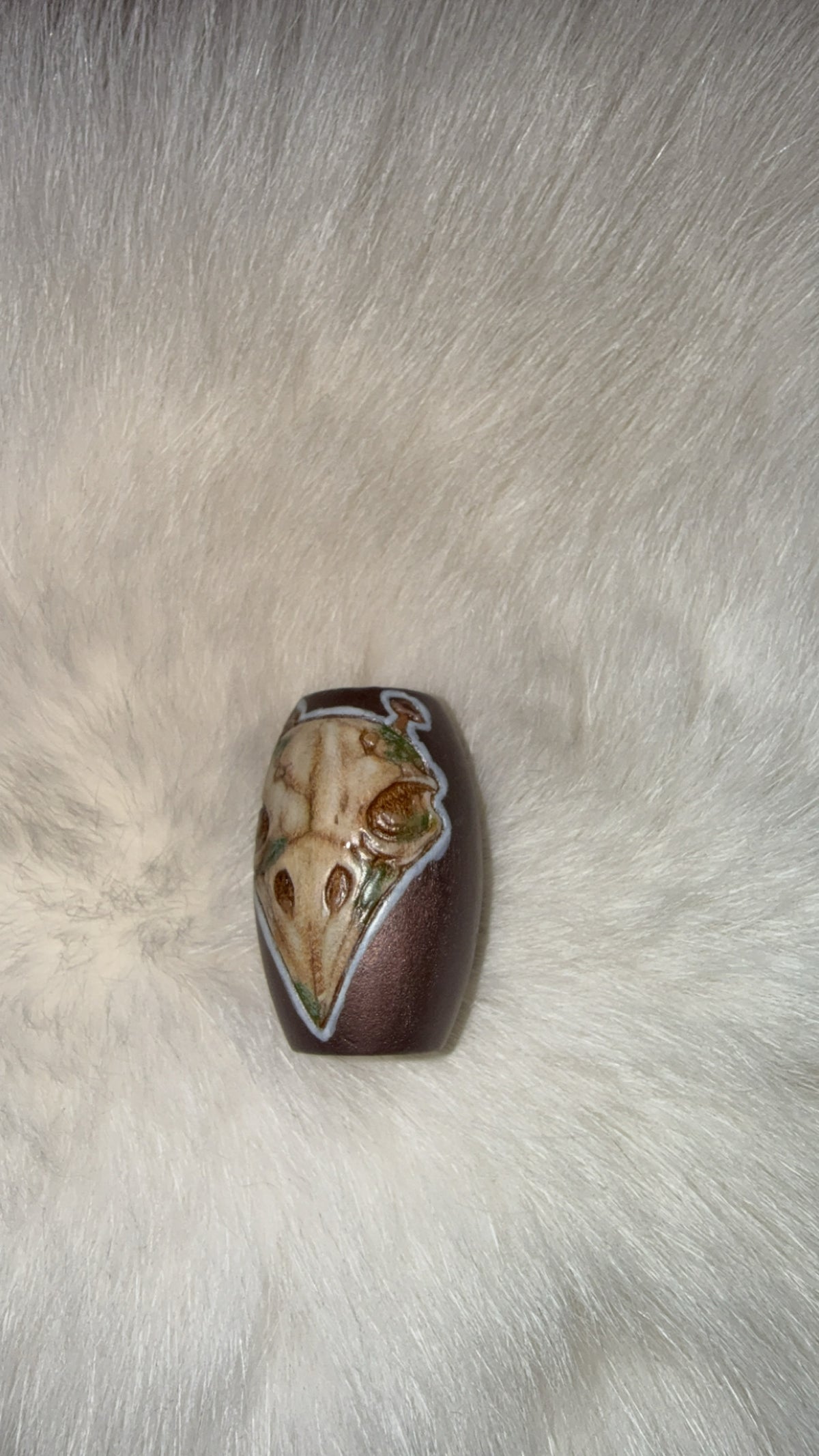 Mushie Crow bead