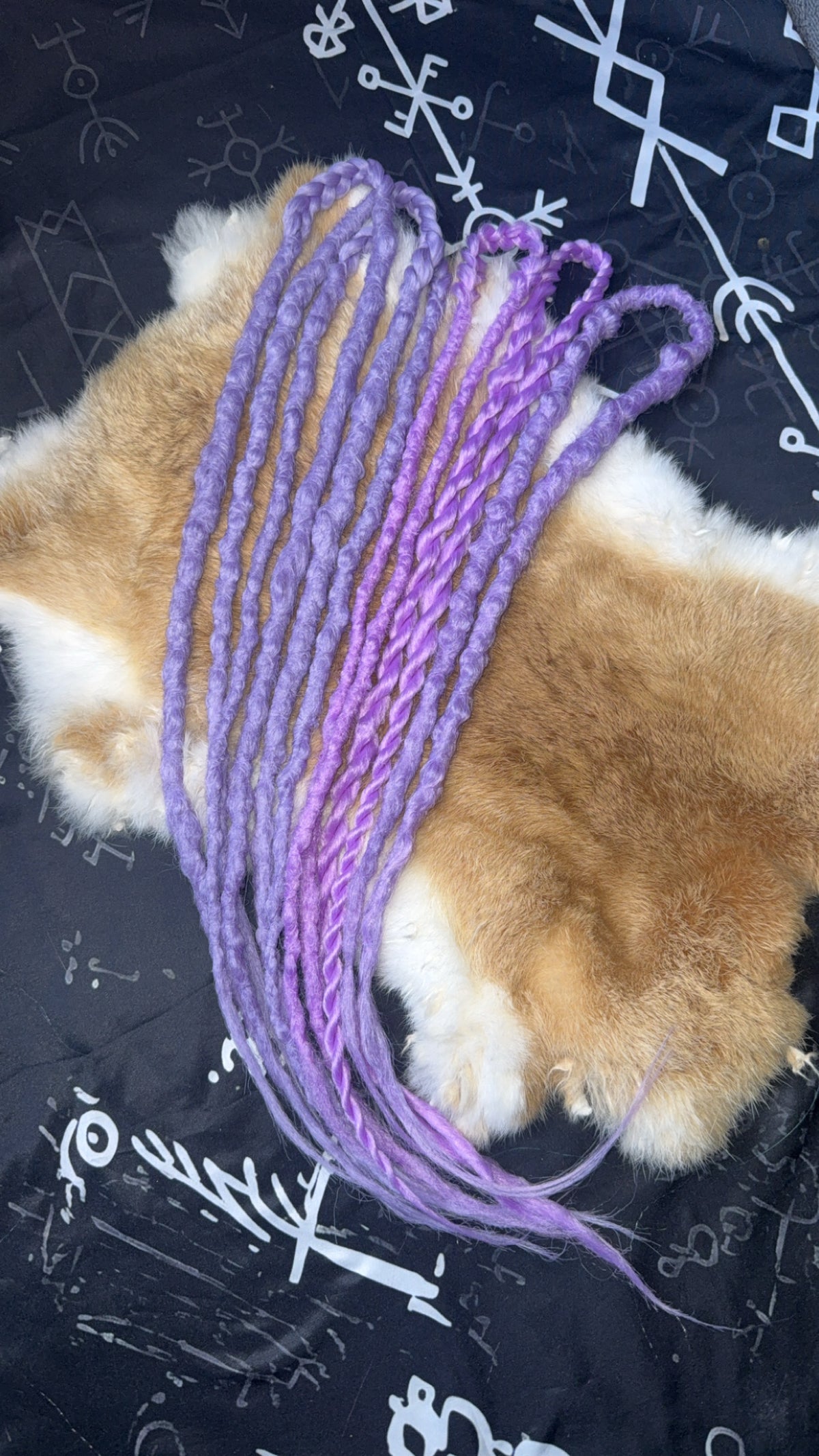 Dreadlocks - mini textured DE 45cm