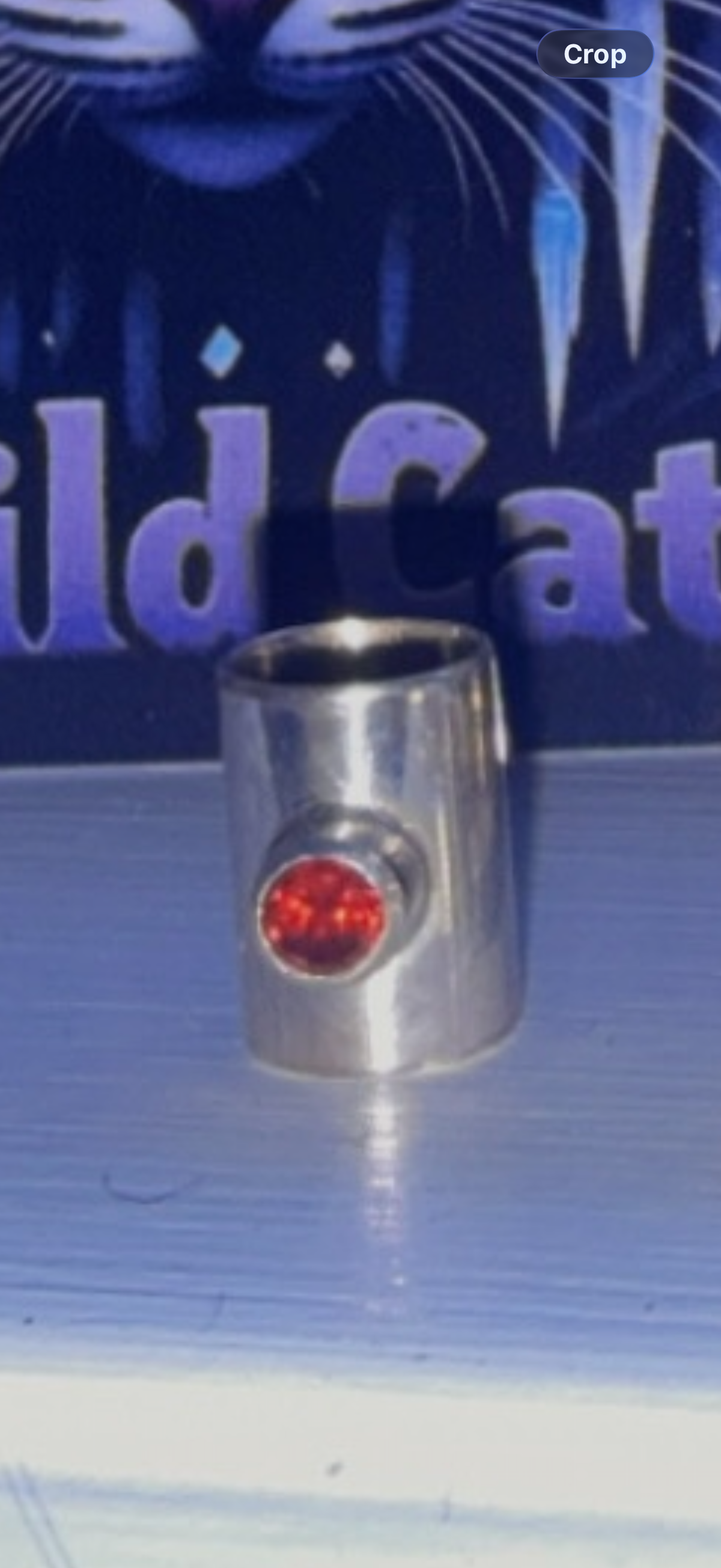 Beads - Stainless Steel with Gem