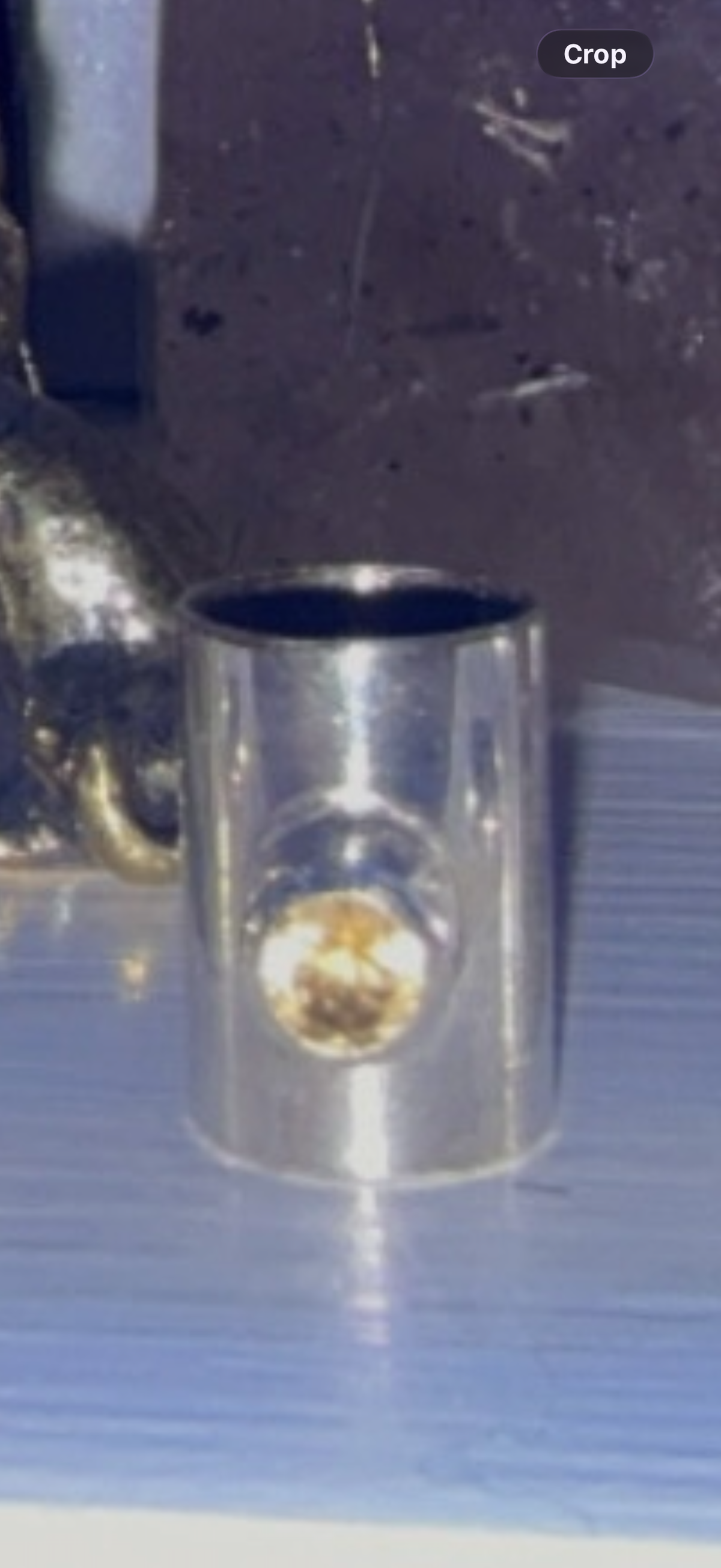 Beads - Stainless Steel with Gem