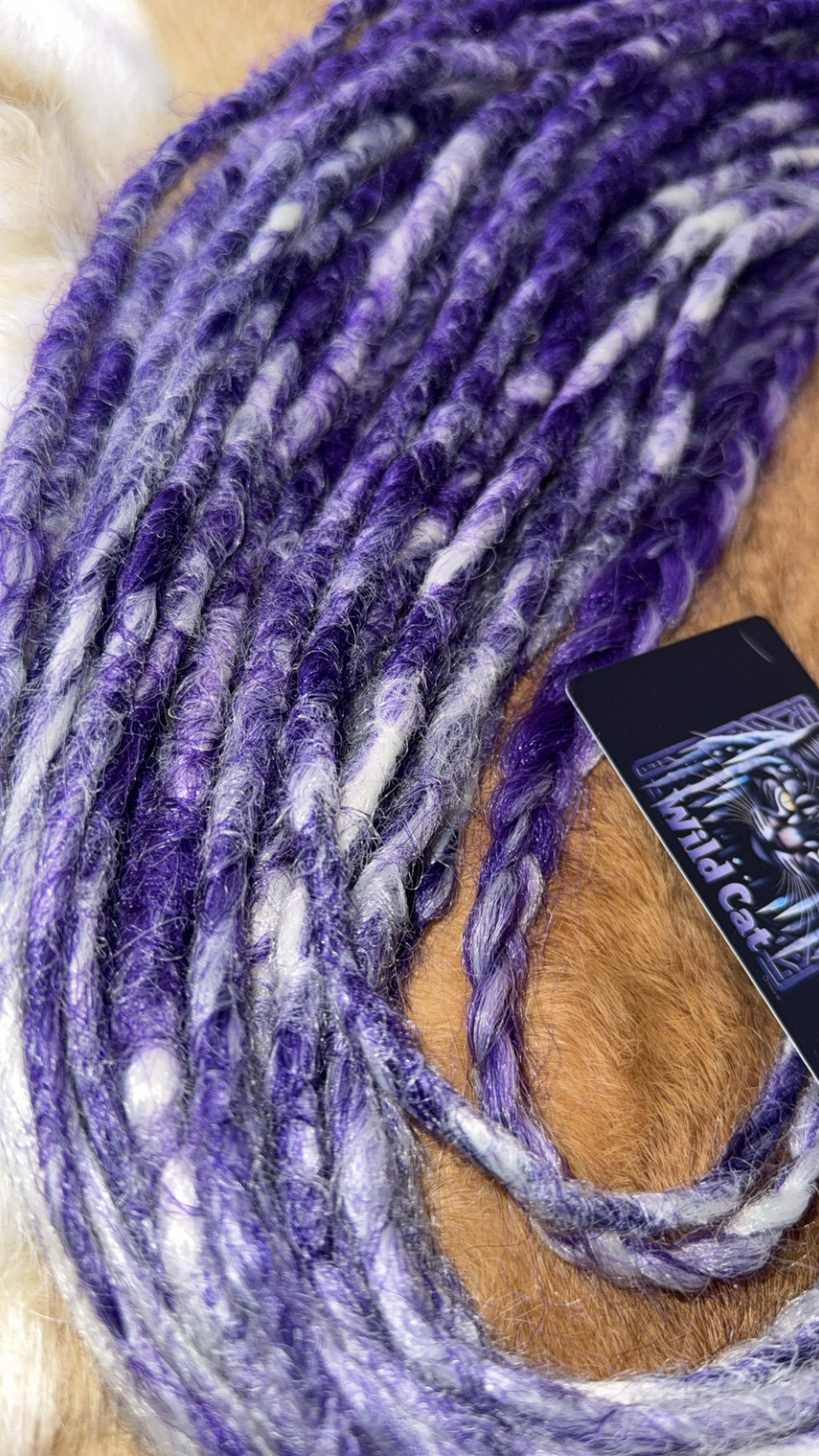 Dreadlocks -purple swirl