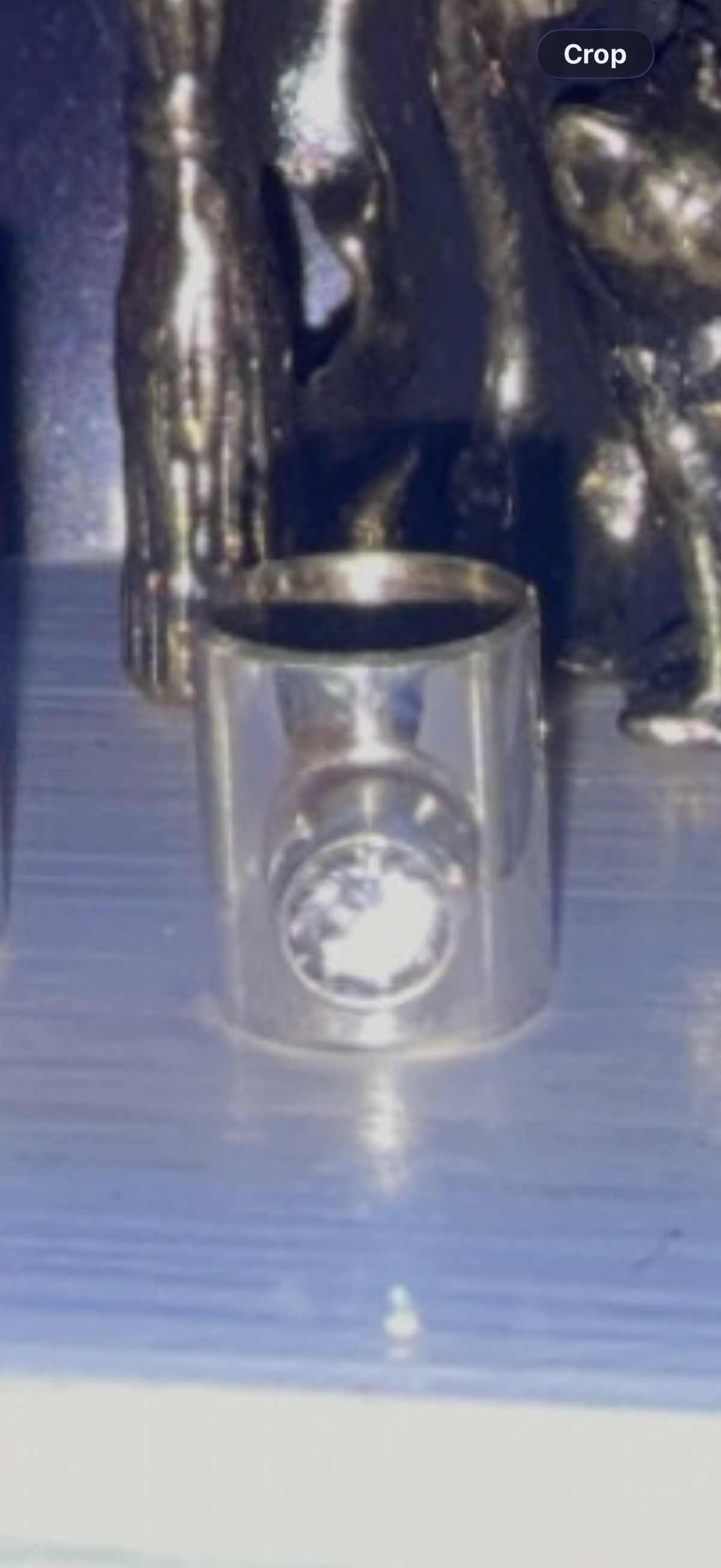 Beads - Stainless Steel with Gem