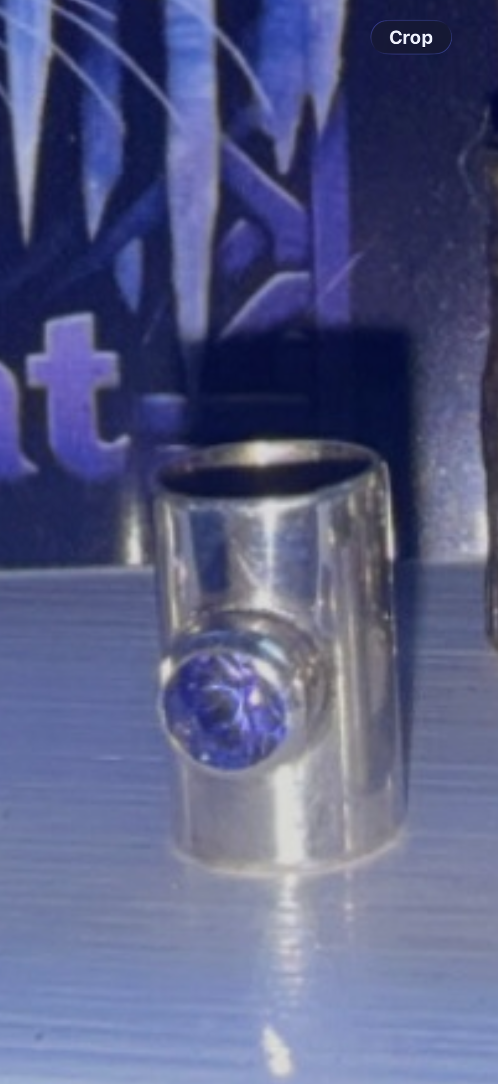 Beads - Stainless Steel with Gem