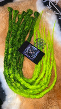 Dreadlocks- blended toxic green