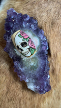 Bead skull roses