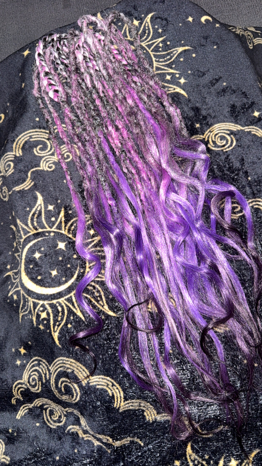 Dreadlocks - Purple DE loose end