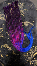 Dreadlocks- purple to blue